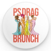 Load image into Gallery viewer, PS Drag Brunch Small Button Pin
