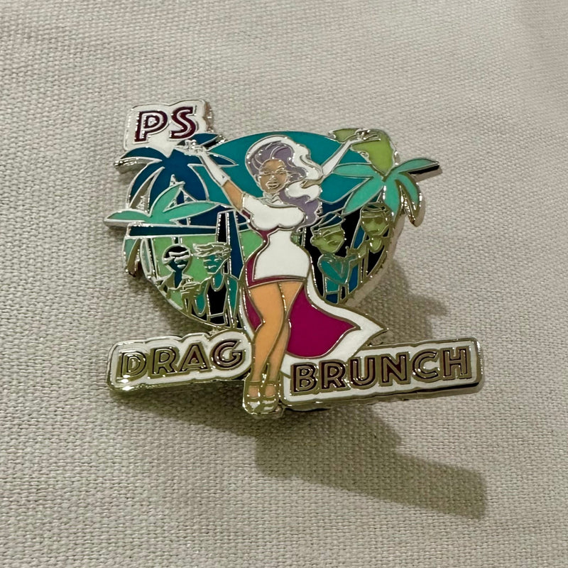 Load image into Gallery viewer, PS Drag Brunch Lapel Pin
