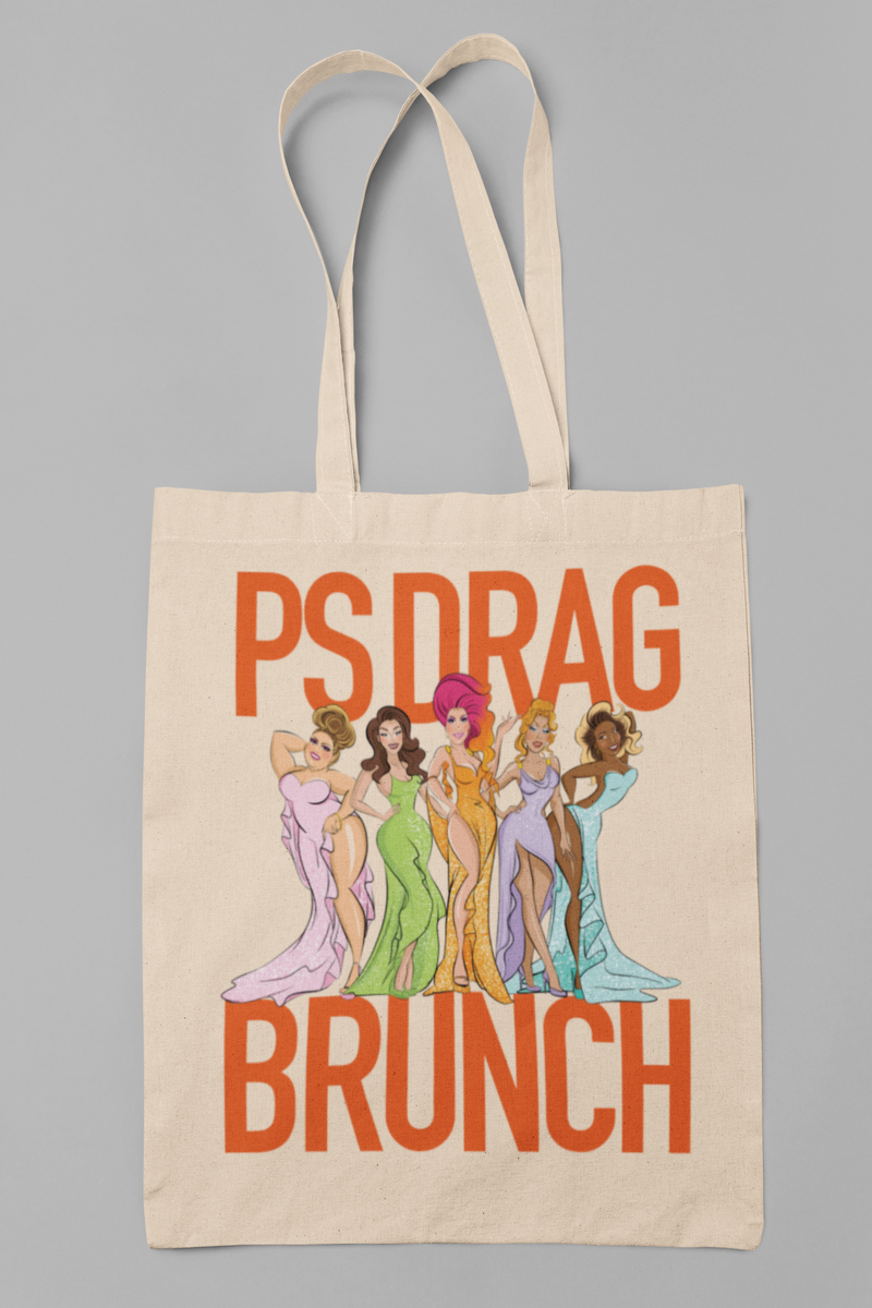 Load image into Gallery viewer, PS Drag Brunch Tote Bag
