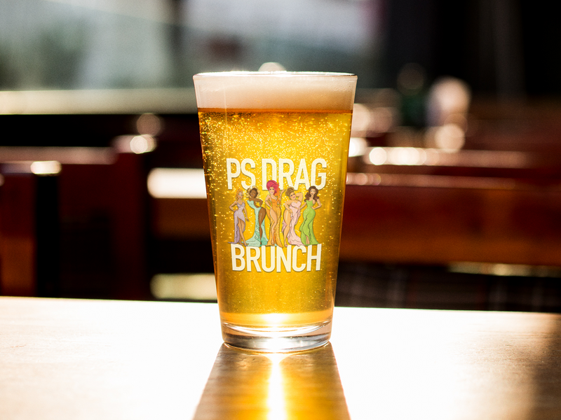 Load image into Gallery viewer, PS Drag Brunch Pint Glass
