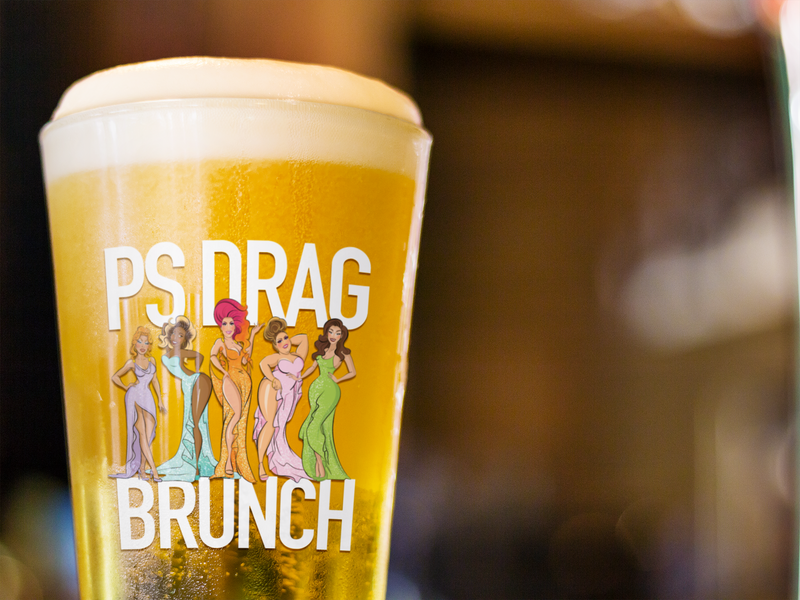 Load image into Gallery viewer, PS Drag Brunch Pint Glass
