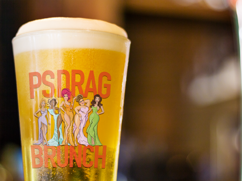 Load image into Gallery viewer, PS Drag Brunch Pint Glass
