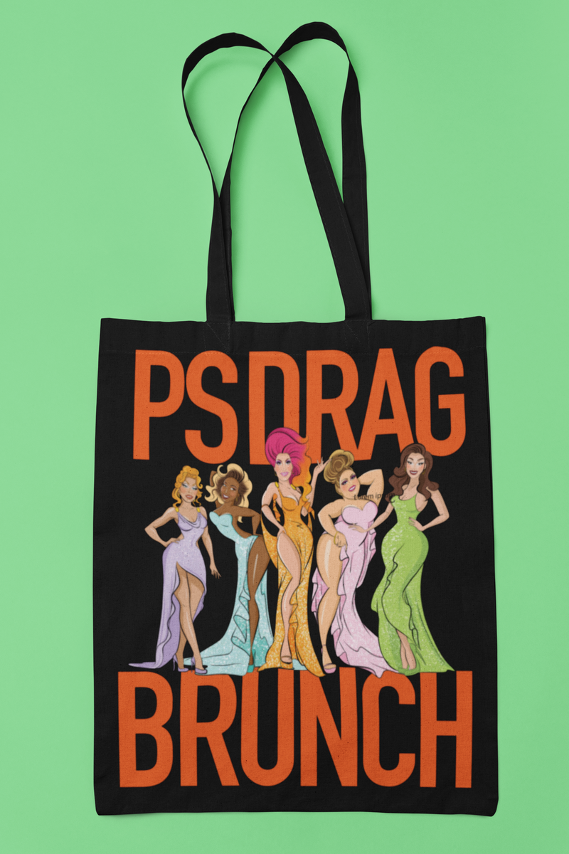 Load image into Gallery viewer, PS Drag Brunch Tote Bag
