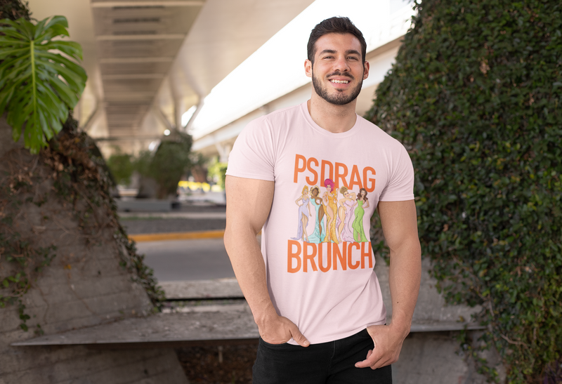 Load image into Gallery viewer, PS Drag Brunch Retired Logo T-Shirts
