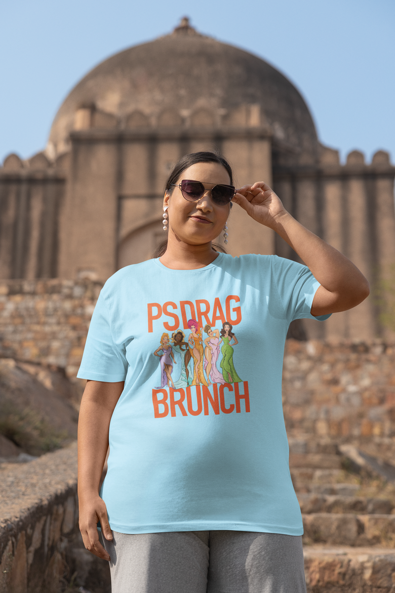 Load image into Gallery viewer, PS Drag Brunch Retired Logo T-Shirts
