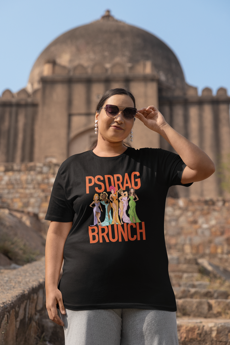 Load image into Gallery viewer, PS Drag Brunch Retired Logo T-Shirts
