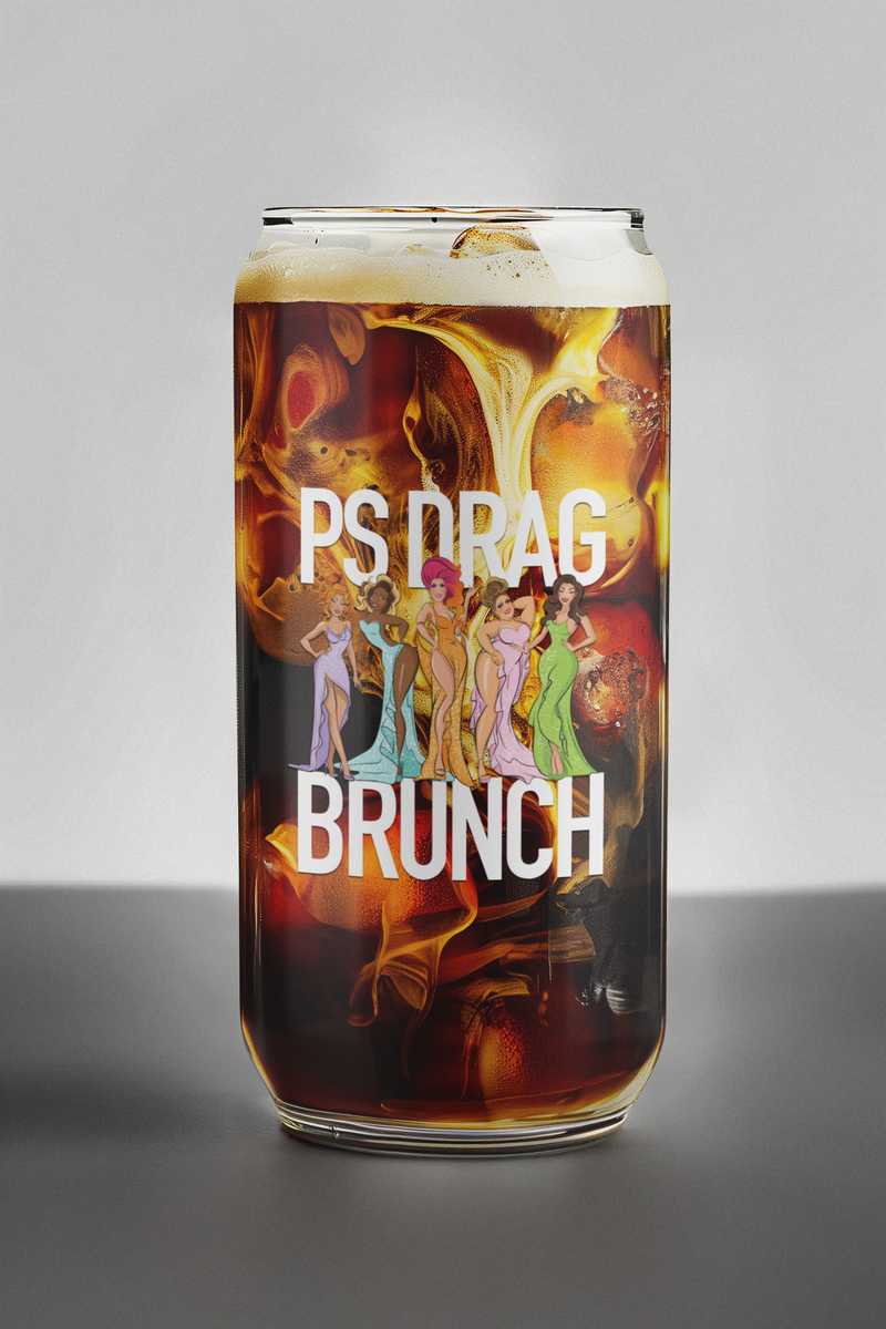 Load image into Gallery viewer, PS Drag Brunch Beer Can Glass
