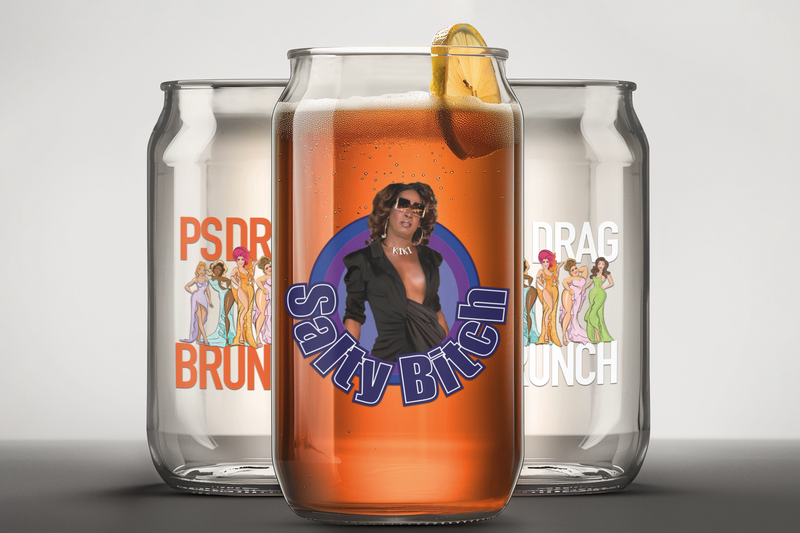 Load image into Gallery viewer, Salty Bitch Beer Can Glass
