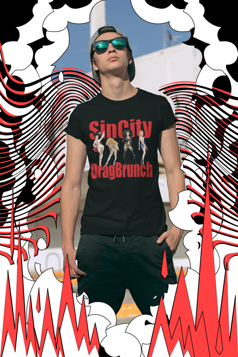 Load image into Gallery viewer, Sin City Drag Brunch Official T-Shirt
