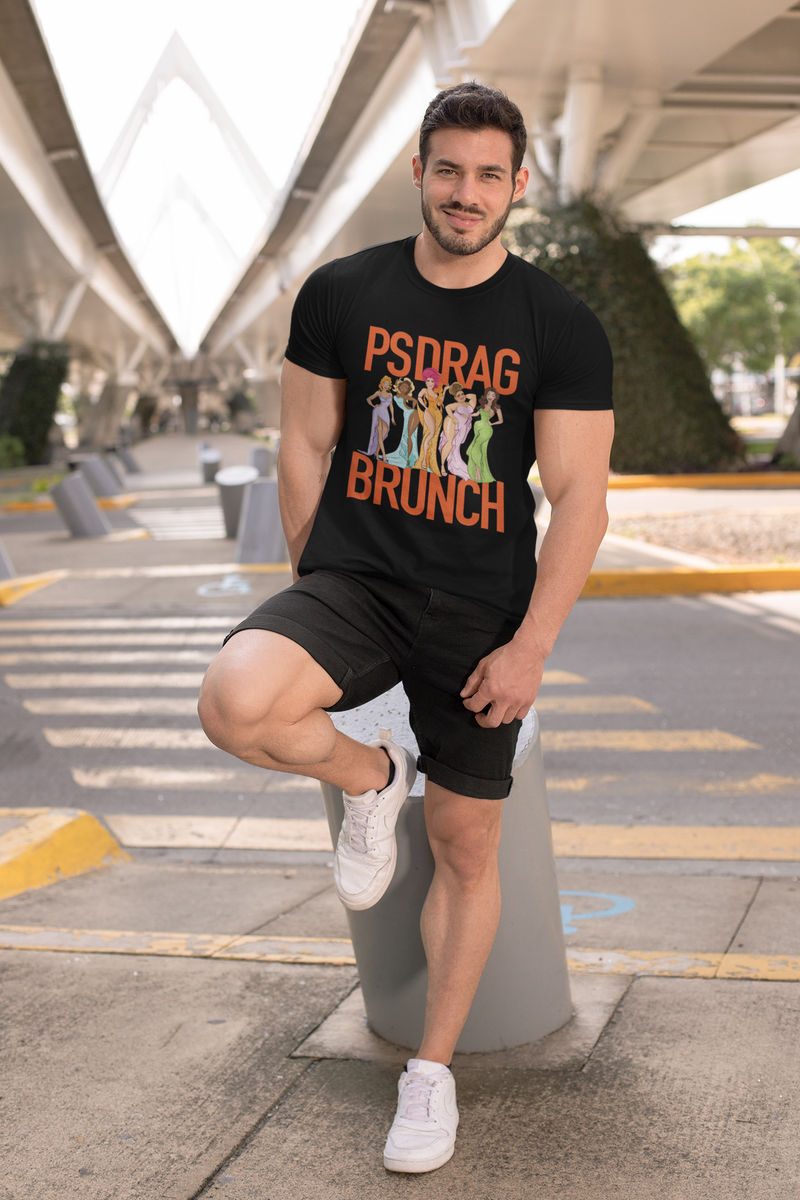 Load image into Gallery viewer, PS Drag Brunch Retired Logo T-Shirts
