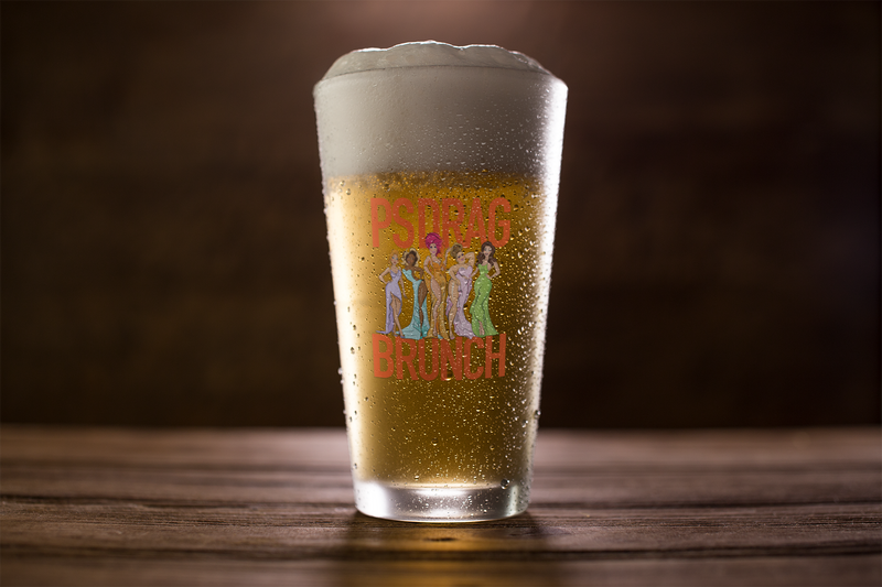 Load image into Gallery viewer, PS Drag Brunch Pint Glass
