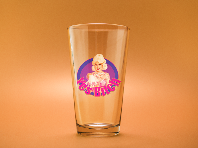 Yes Bitch Pint Glass