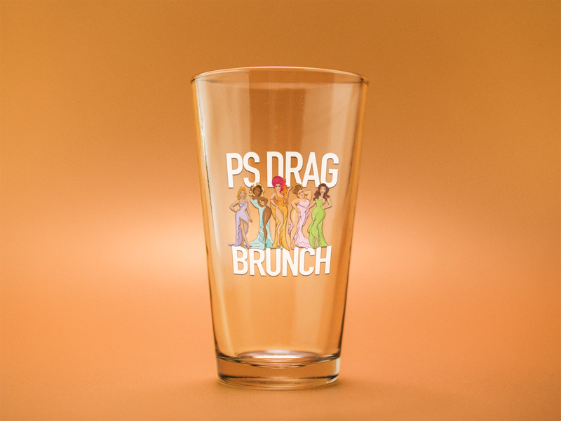 Load image into Gallery viewer, PS Drag Brunch Pint Glass
