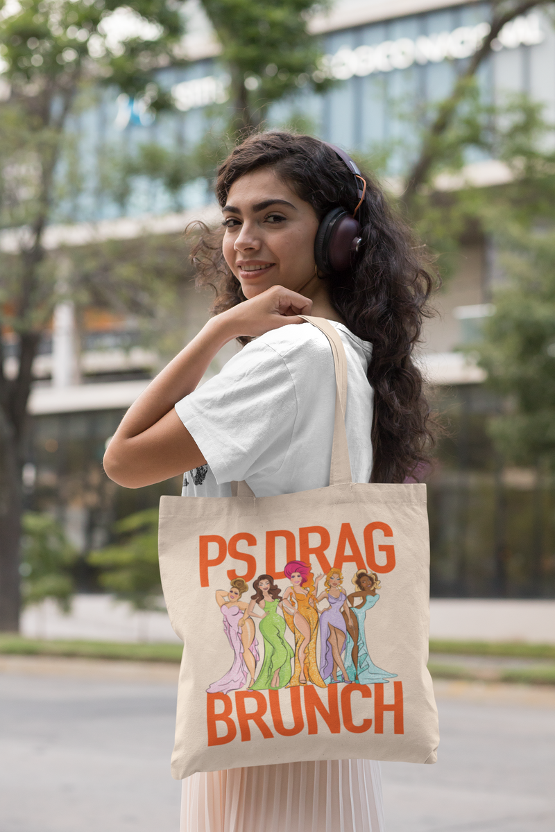 Load image into Gallery viewer, PS Drag Brunch Tote Bag
